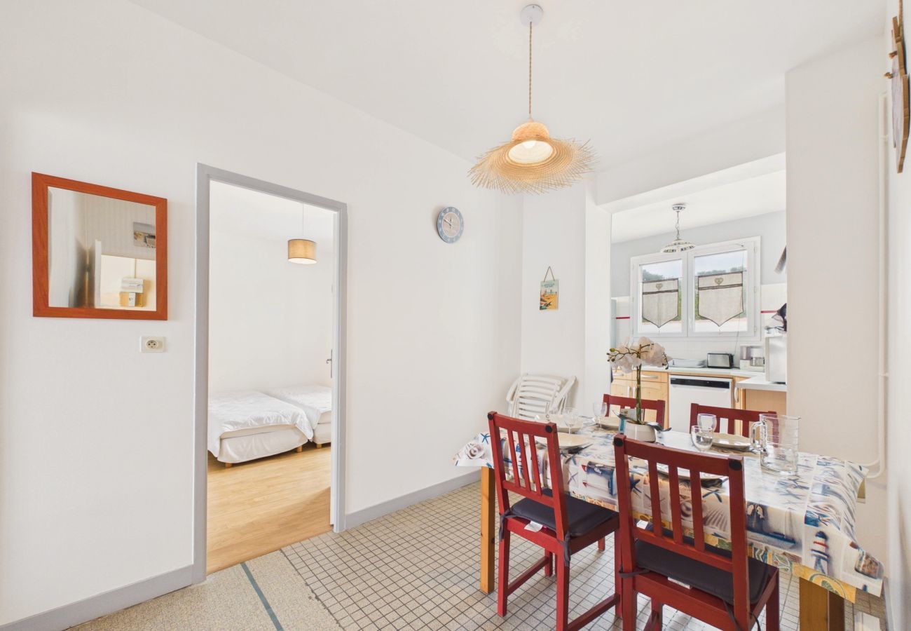 Apartamento en Longeville-sur-Mer - Playa a 100 m, apartamento con terraza para 4