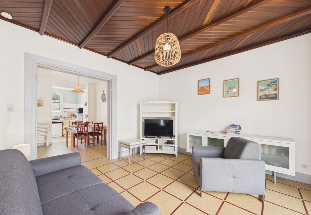 Apartamento en Longeville-sur-Mer - Playa a 100 m, apartamento con terraza para 4