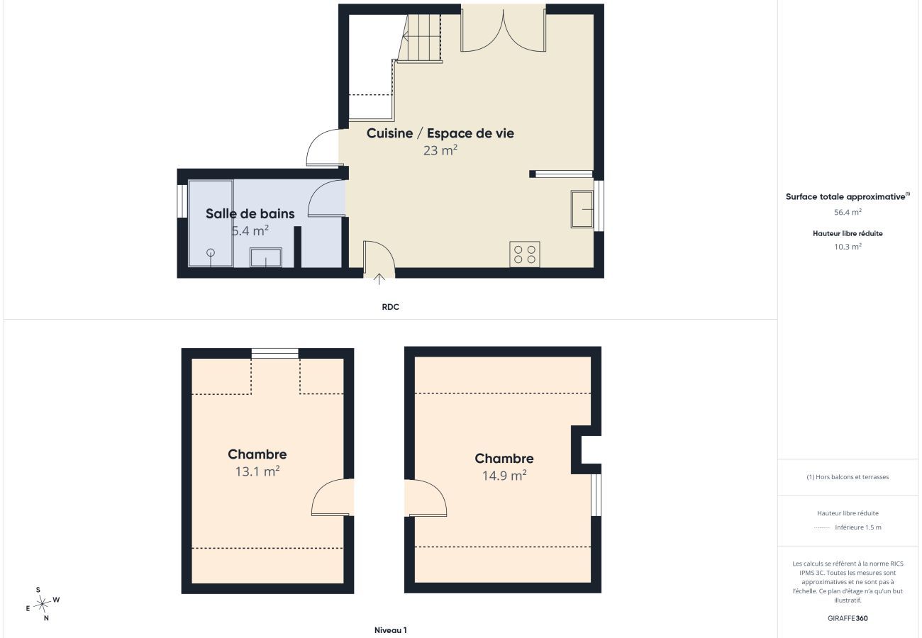 Casa en Fouesnant - Casa para 6 personas con jardín en Fouesnant