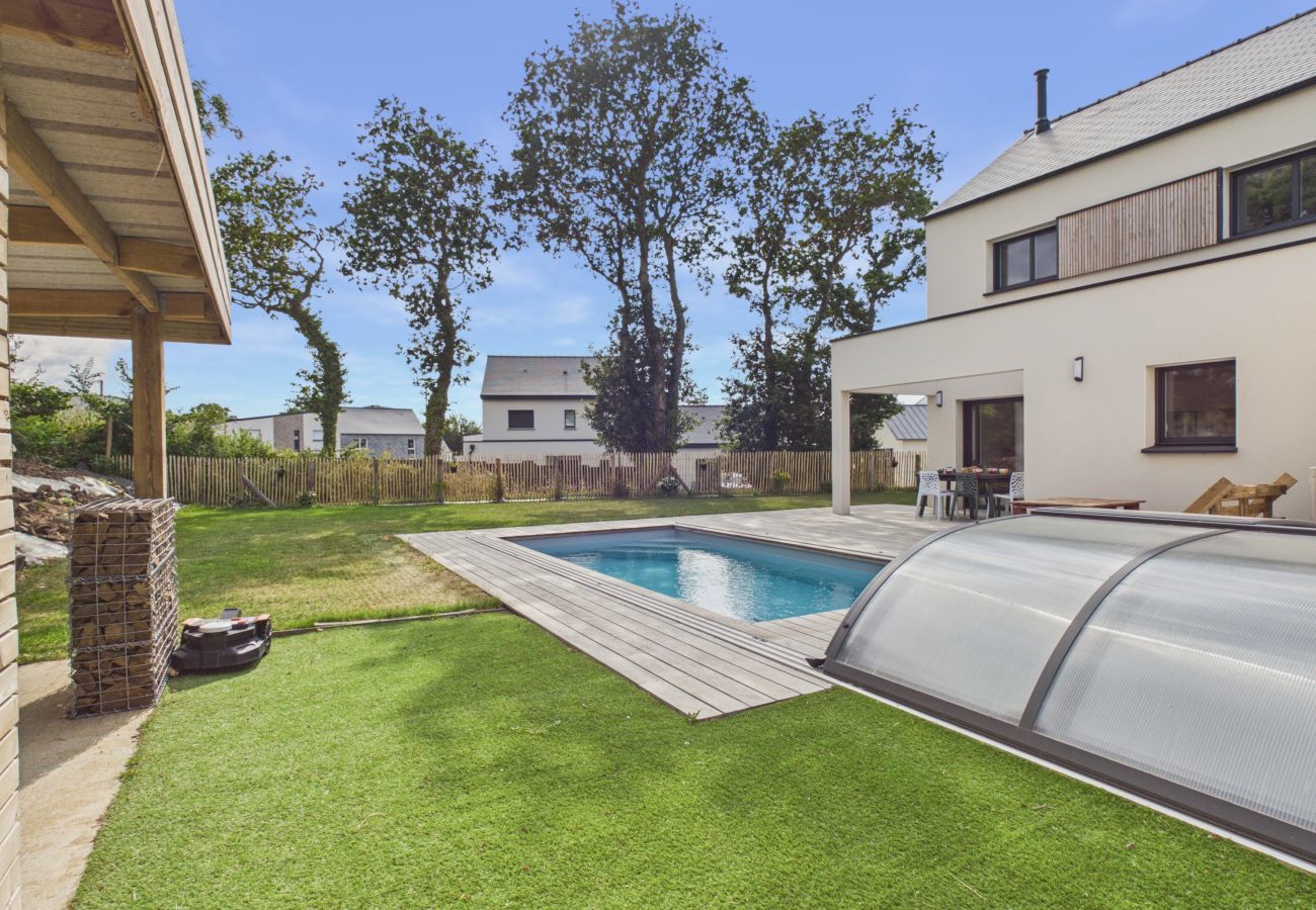 Casa en Pléneuf-Val-André - Casa cómoda, jardín y piscina climatizada