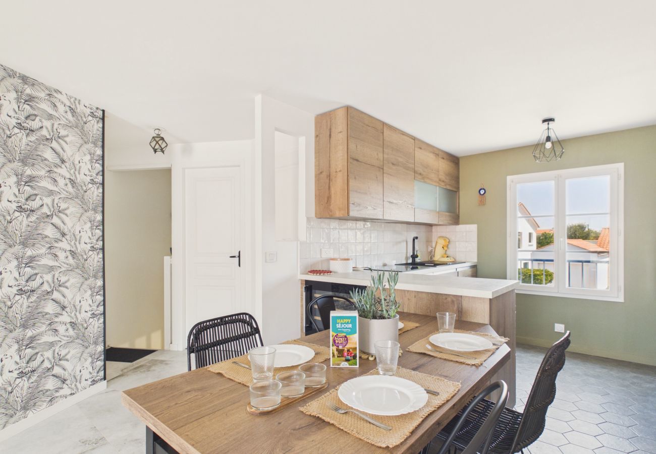 Apartamento en Saint-Hilaire-de-Riez - Apto acogedor, wifi y parking, todo a pie
