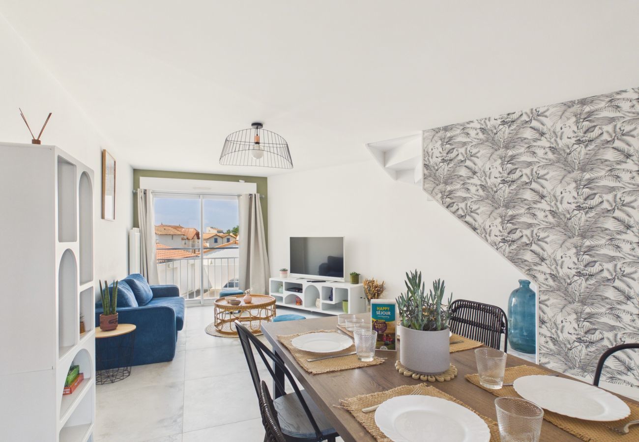 Apartamento en Saint-Hilaire-de-Riez - Apto acogedor, wifi y parking, todo a pie