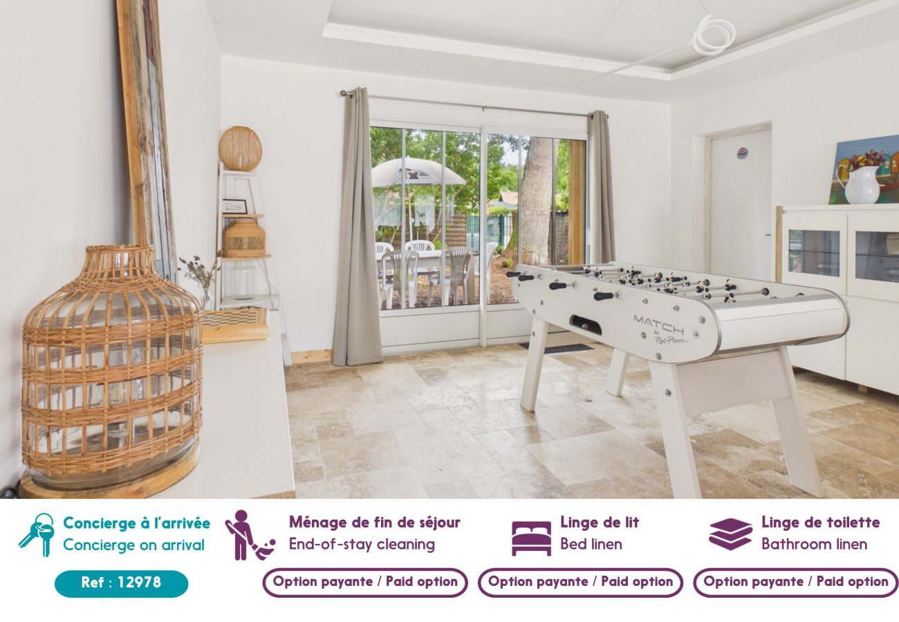 Casa en Lanton - Piscina, jardín y juegos infantiles – Casa para 6