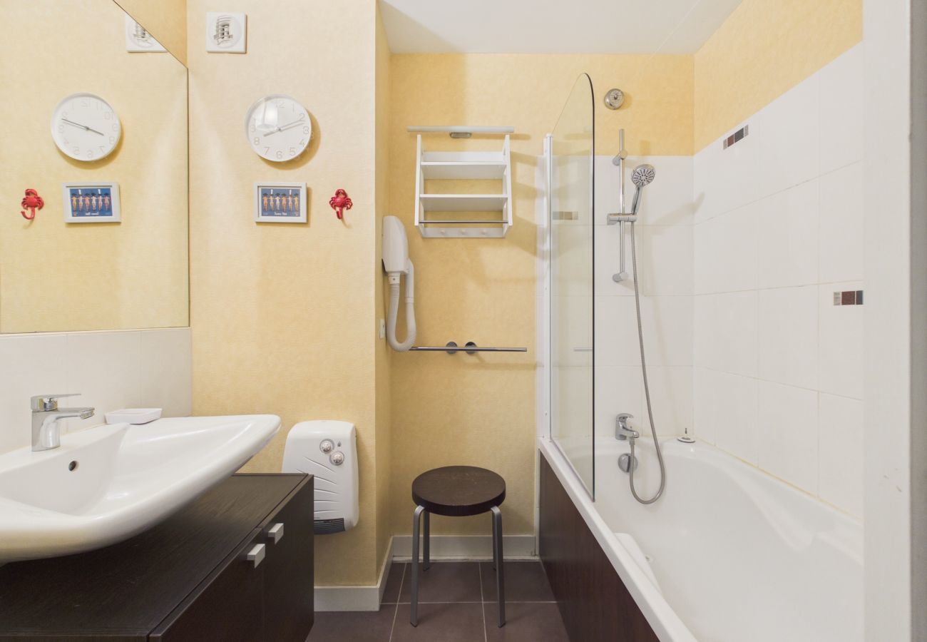 Apartamento en Le Croisic - Apartamento para 2 con vistas al mar y piscina