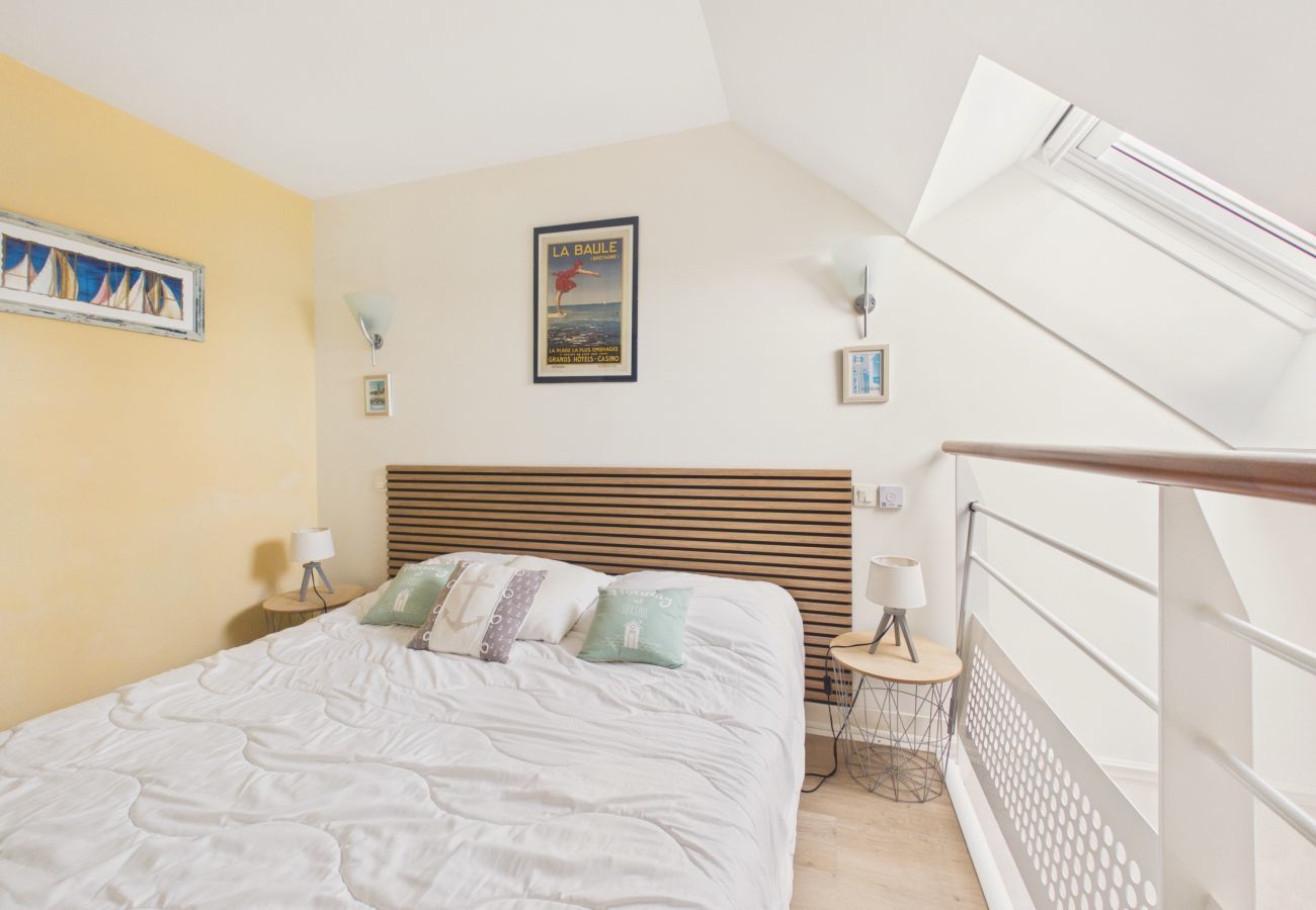 Apartamento en Le Croisic - Apartamento para 2 con vistas al mar y piscina