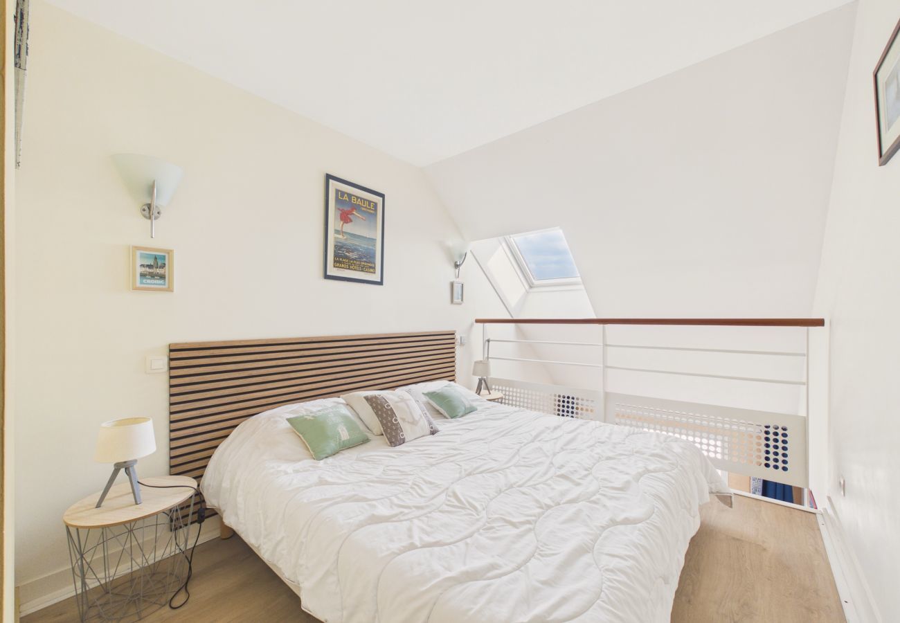 Apartamento en Le Croisic - Apartamento para 2 con vistas al mar y piscina