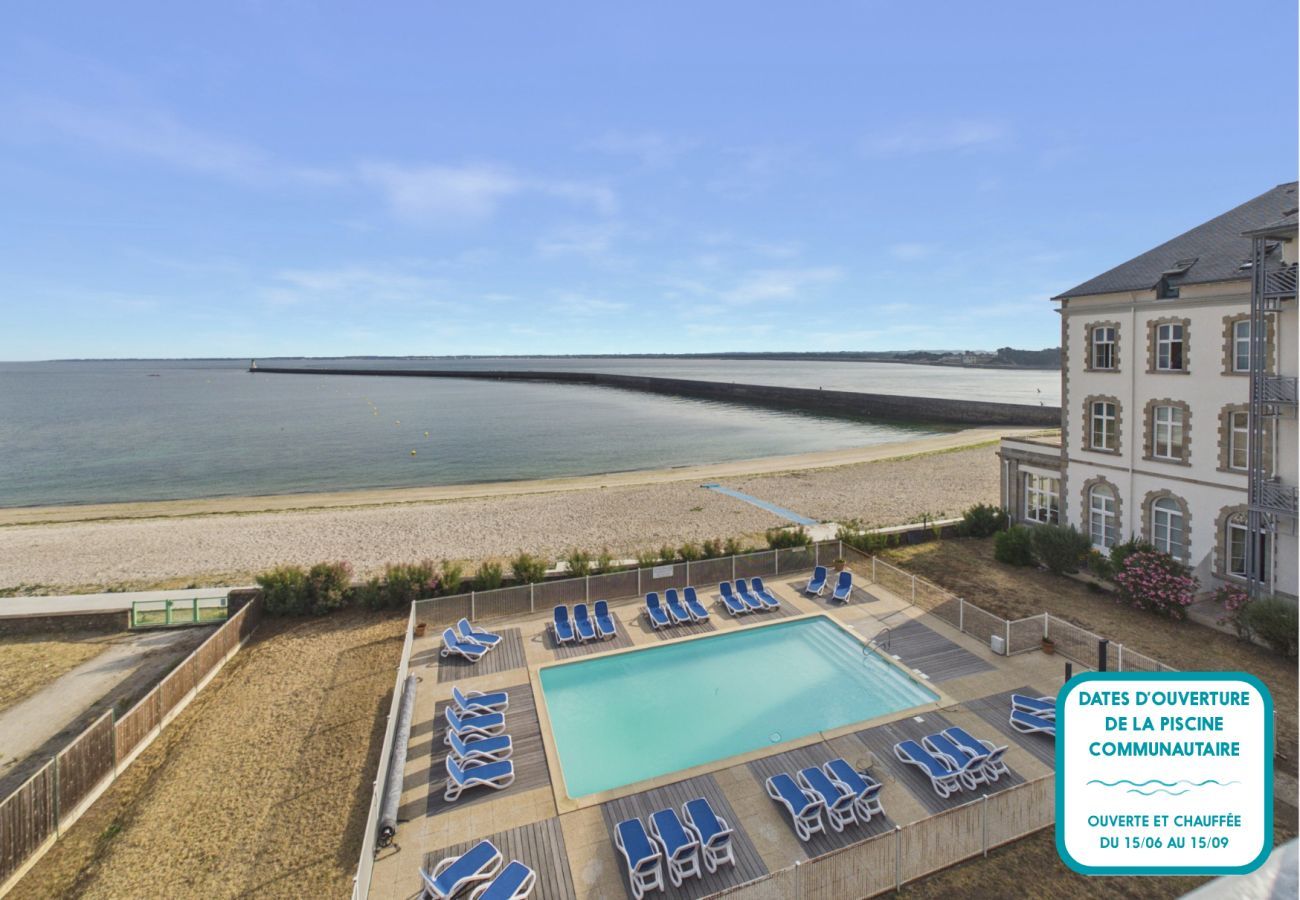Apartamento en Le Croisic - Apartamento para 2 con vistas al mar y piscina
