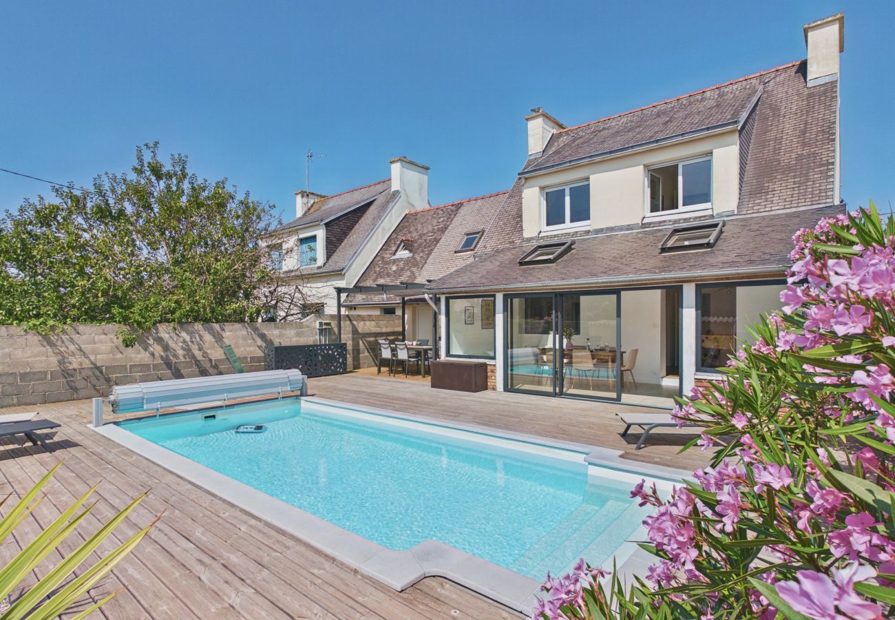 Casa en Plomeur - Casa 6 pers, piscina, petanca y futbolín