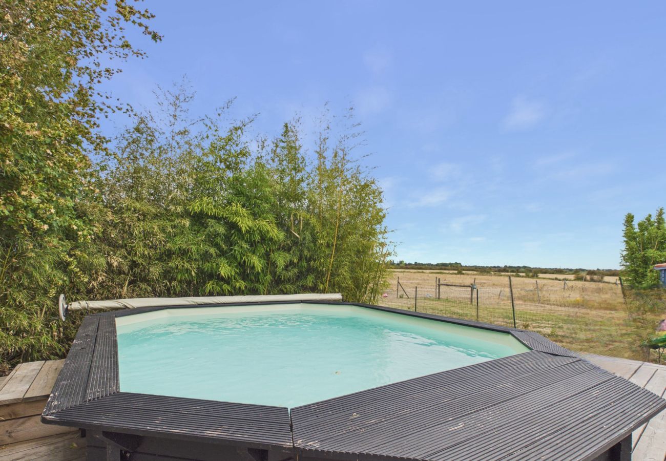 Casa en Angles - Casa con piscina y gran jardín frente a los caballos