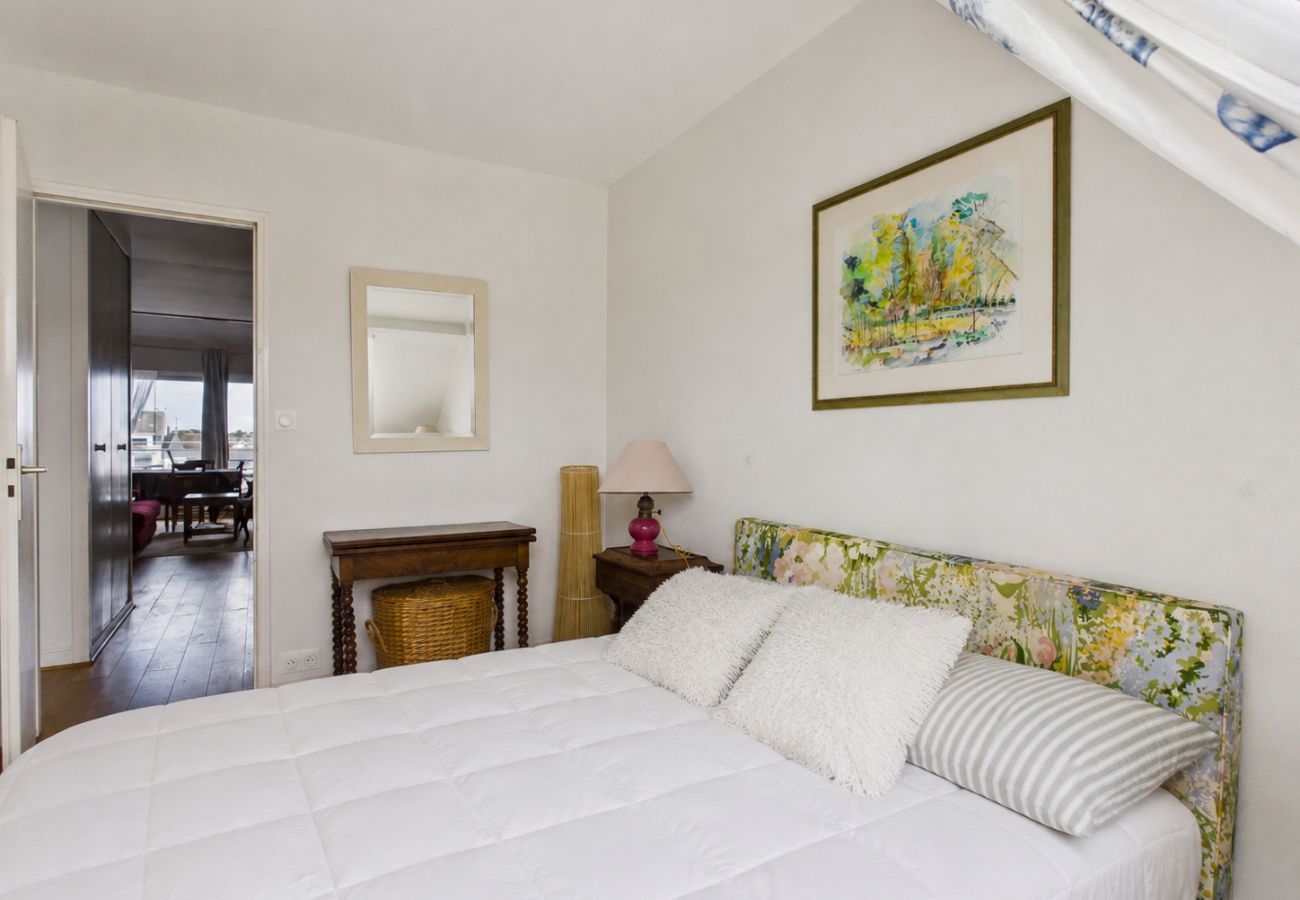 Apartamento en Le Pouliguen - Vista al puerto y playa a 350m-Apartamento para 4