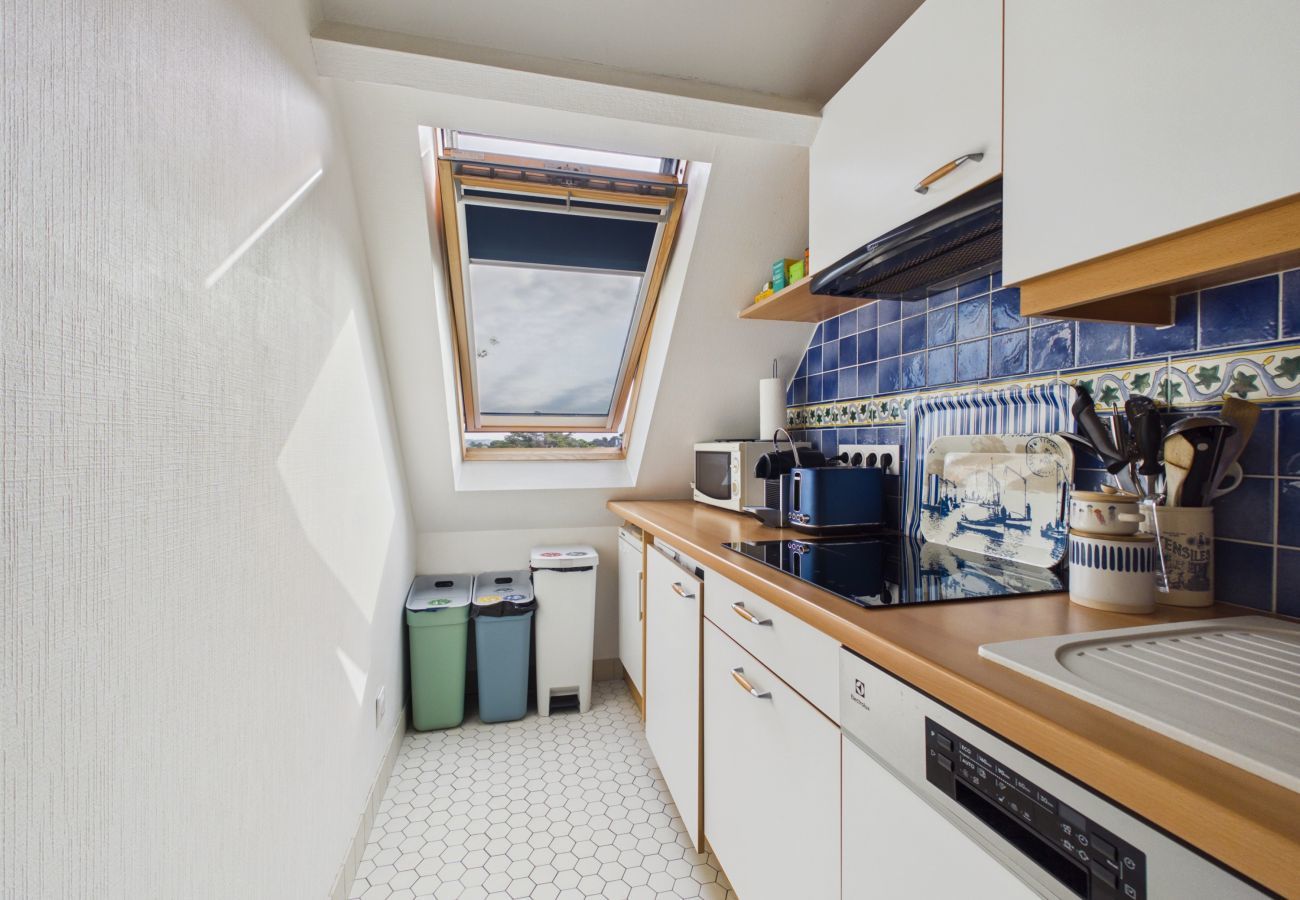 Apartamento en Le Pouliguen - Vista al puerto y playa a 350m-Apartamento para 4