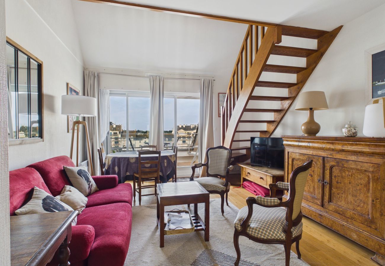 Apartamento en Le Pouliguen - Vista al puerto y playa a 350m-Apartamento para 4