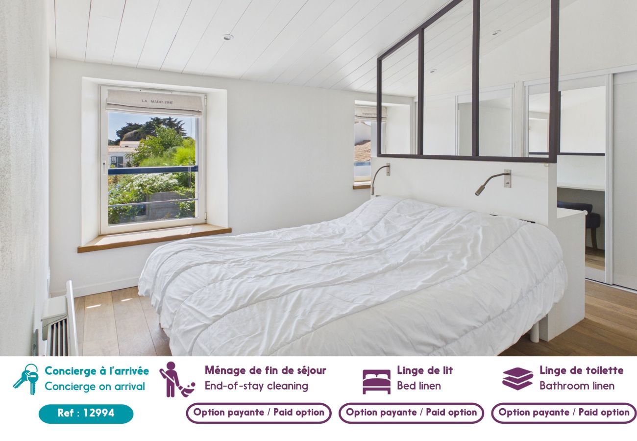 Casa en Noirmoutier-en-l´Ile - Casa para 8 con jardín a 200 m de la playa