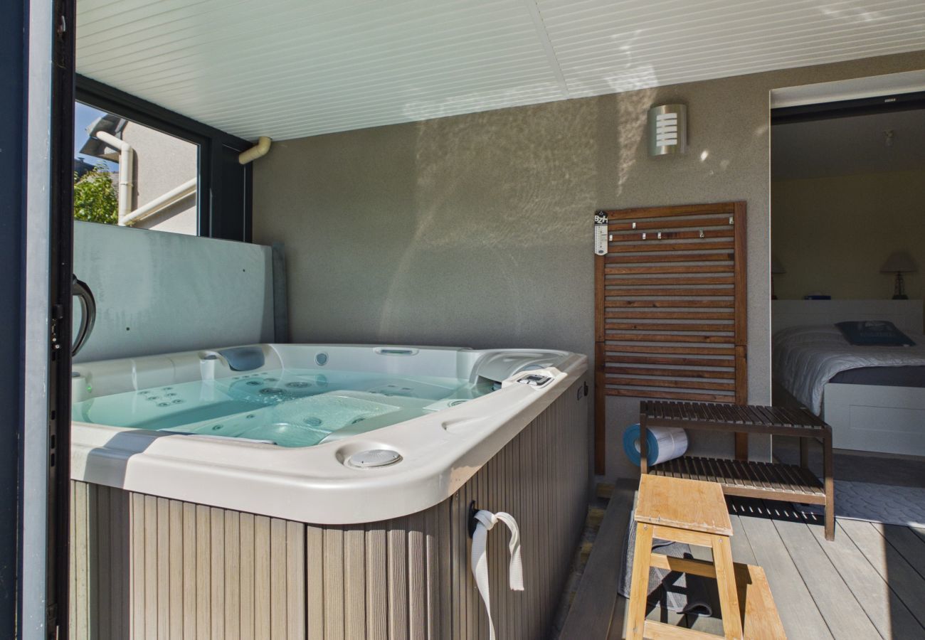 Casa en Plouguerneau - Casa para 4, Jacuzzi y jardín, playa a 200 m