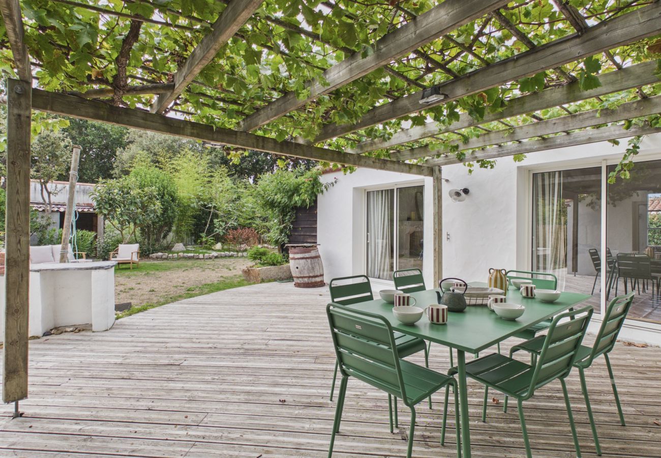 Casa en Noirmoutier-en-l´Ile - Playa a 100 m, casa 8 pers, jardín y BBQ
