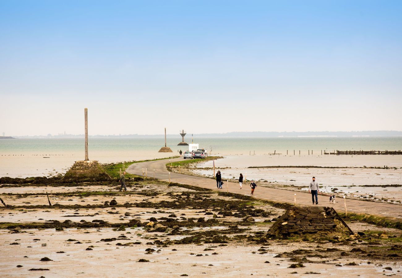Casa en Noirmoutier-en-l´Ile - Playa a 100 m, casa 8 pers, jardín y BBQ