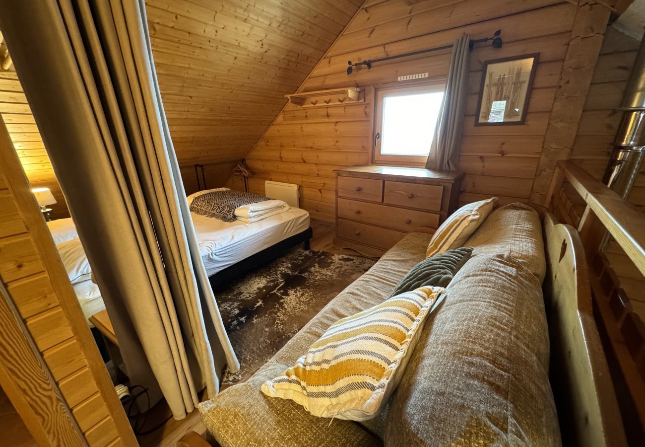 Chalet en Le Dévoluy - A 250 m de pistas, chalet 10 pers y piscina común