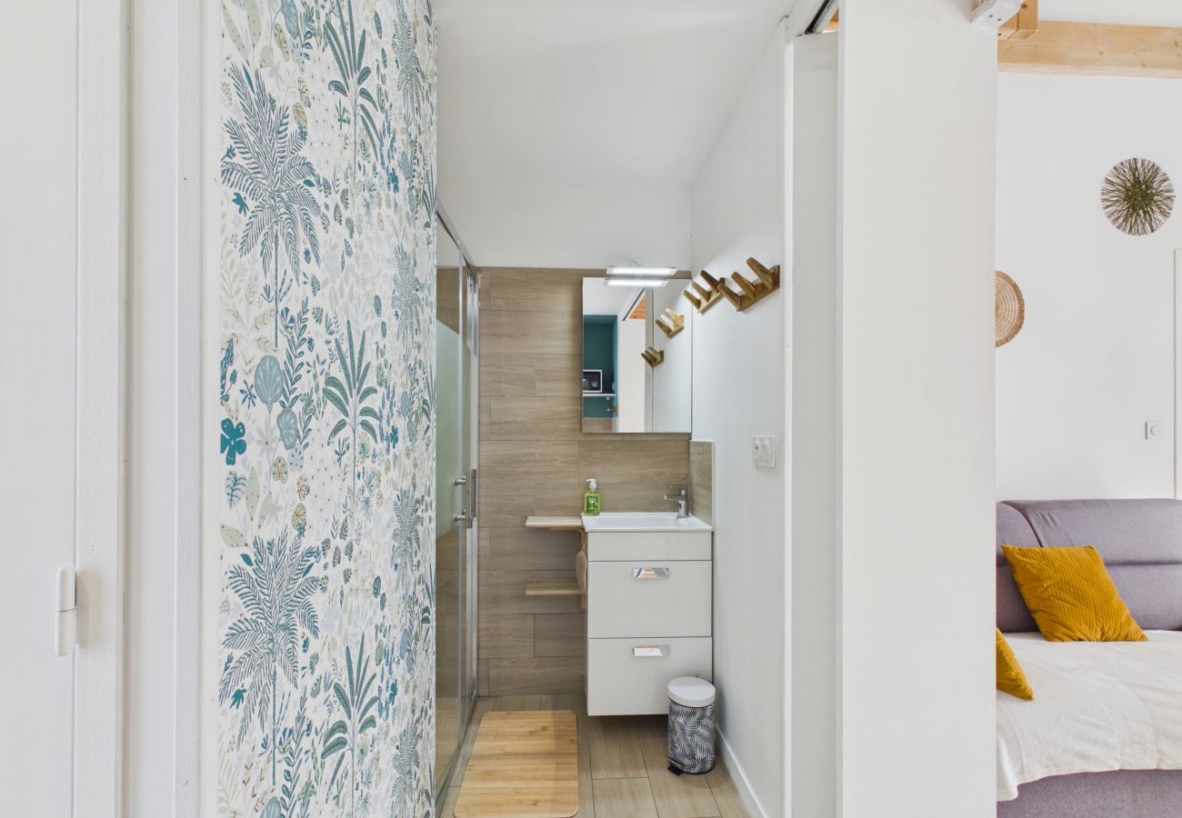 Estudio en Saint-Alban - Estudio 4 pers., piscina climatizada y jardín