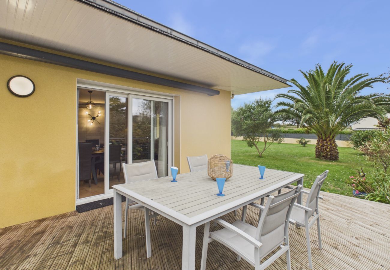 Casa en Plouguerneau - Playa a 200 m, casa para 7 con jardín