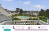 Appartement à Fouesnant - Balcon vue mer et piscine pour 4 personnes  Appartement à Fouesnant - Balcon vue mer et piscine pour 4 personnes