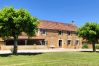 Maison à Saint-Crépin-et-Carlucet - Joli gîte pour 12 avec jardin et terrasse