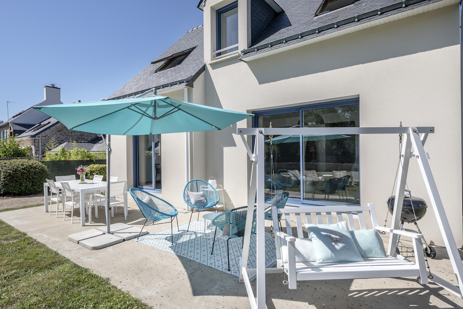  à Baden - À 100m de la plage, Maison pour 7, vue mer
