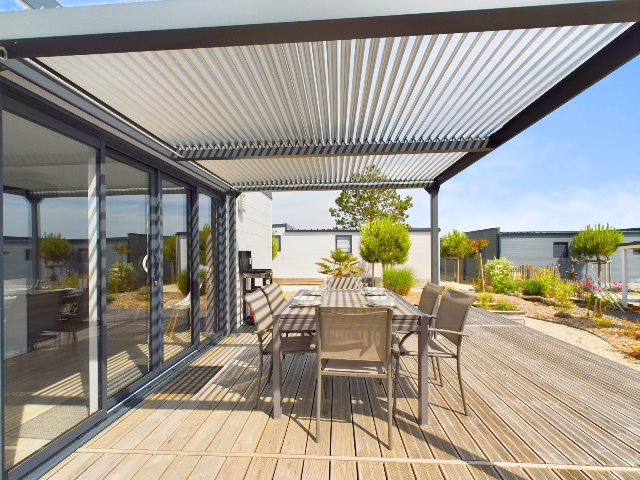 Chalet à Bretignolles-sur-Mer - Chalet pour 6, résidence de vacances avec piscine