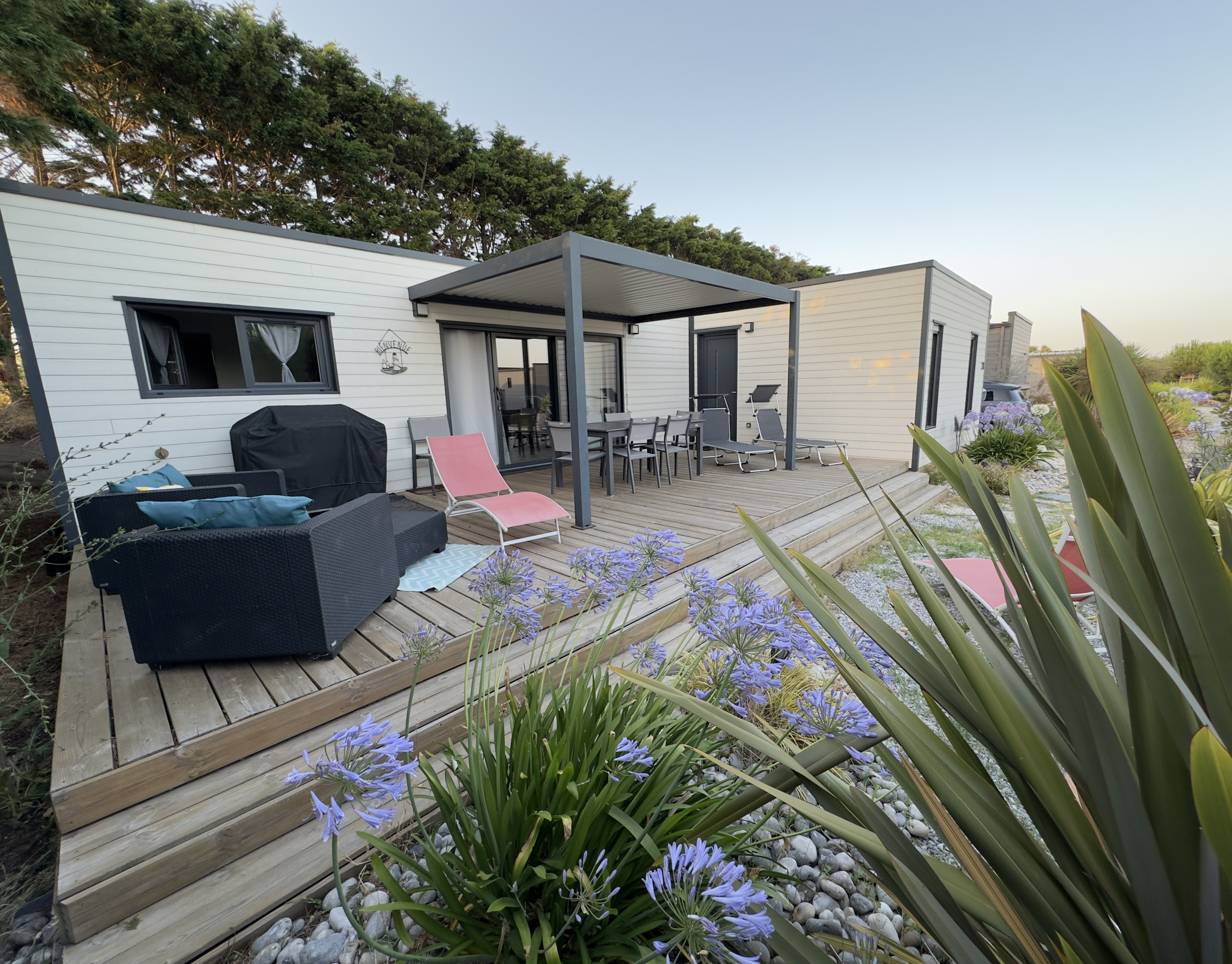 Chalet à Bretignolles-sur-Mer - Chalet pour 8 dans résidence avec piscine chauffée