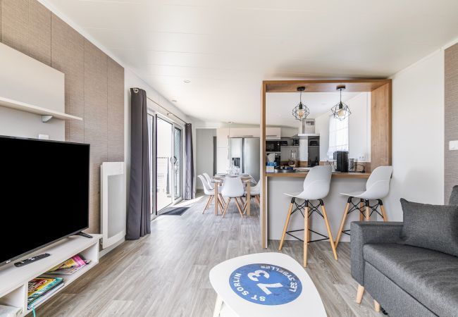 Chalet à Bretignolles-sur-Mer - Vacances à 6 dans un domaine avec piscine chauffée Chalet à Bretignolles-sur-Mer - Vacances à 6 dans un domaine avec piscine chauffée