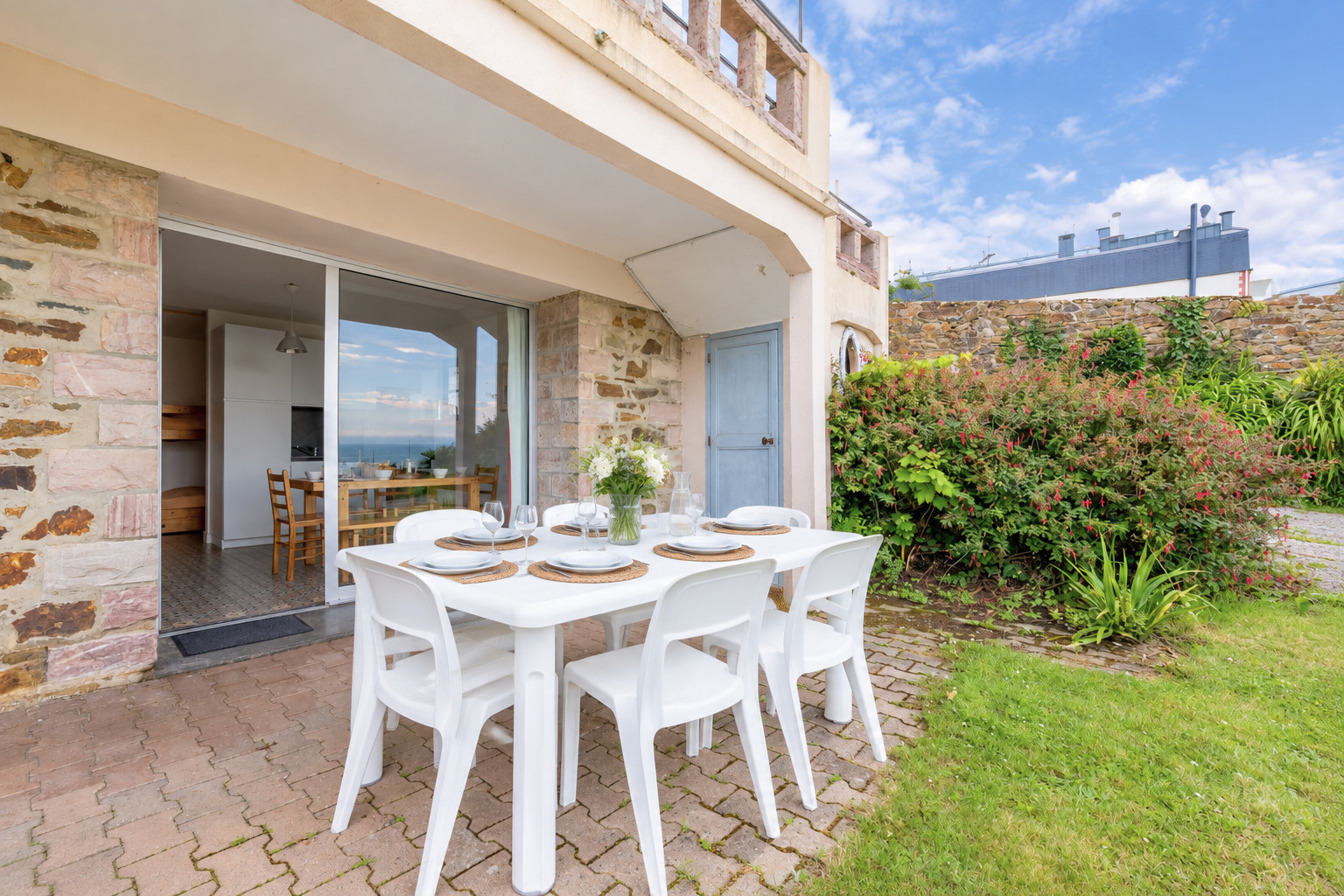  à Pléneuf-Val-André - Terrasse et vue mer à Pléneuf-Val-André