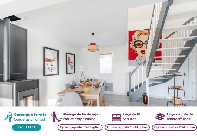 Maison à Erquy - Maison pour 6 à Erquy - Piscine collective Maison à Erquy - Maison pour 6 à Erquy - Piscine collective