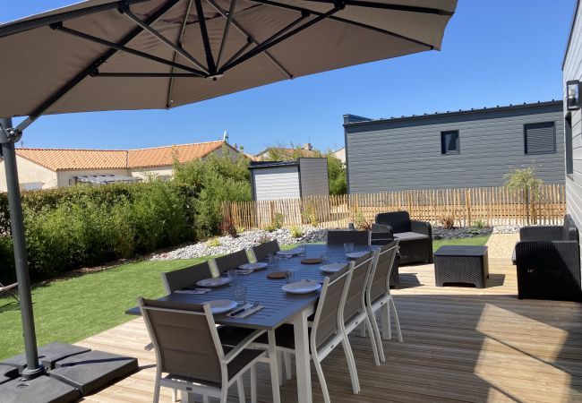 Chalet à Bretignolles-sur-Mer - Chalet neuf pour 8 dans une résidence avec piscine