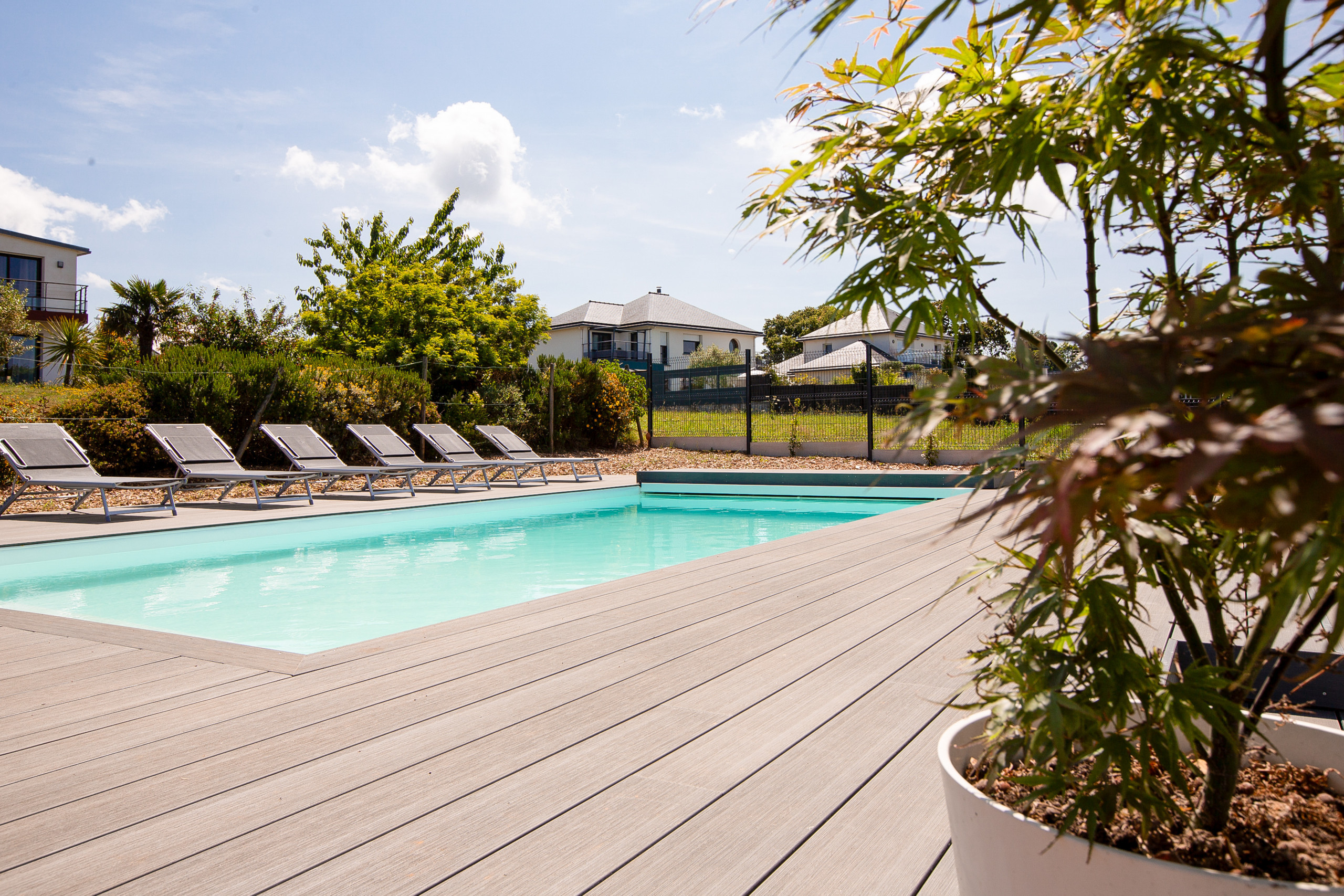  à Pléneuf-Val-André - Villa neuve avec piscine vue sur mer pour 9