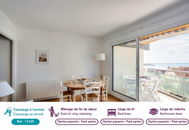 Appartement à Pléneuf-Val-André - Séjour avec vue mer à Pléneuf-Val-André Appartement à Pléneuf-Val-André - Séjour avec vue mer à Pléneuf-Val-André