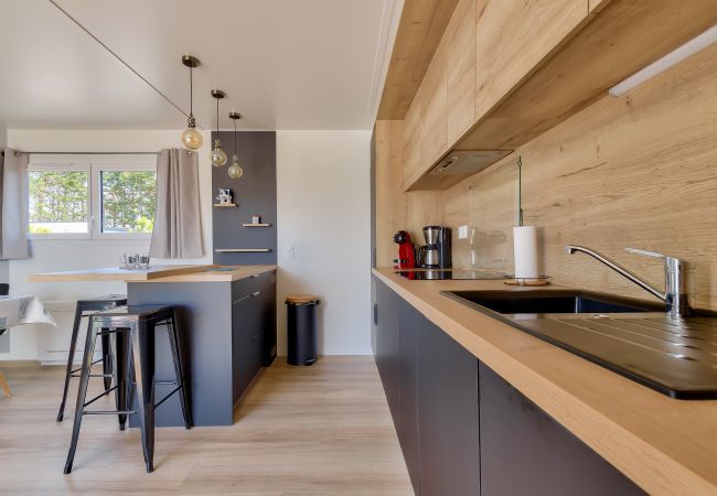 Chalet à Bretignolles-sur-Mer - Résidence avec piscine, chalet pour 4 Chalet à Bretignolles-sur-Mer - Résidence avec piscine, chalet pour 4