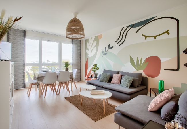 Appartement à Nantes - Escapade sur l'île de Nantes avec vue sur la Loire