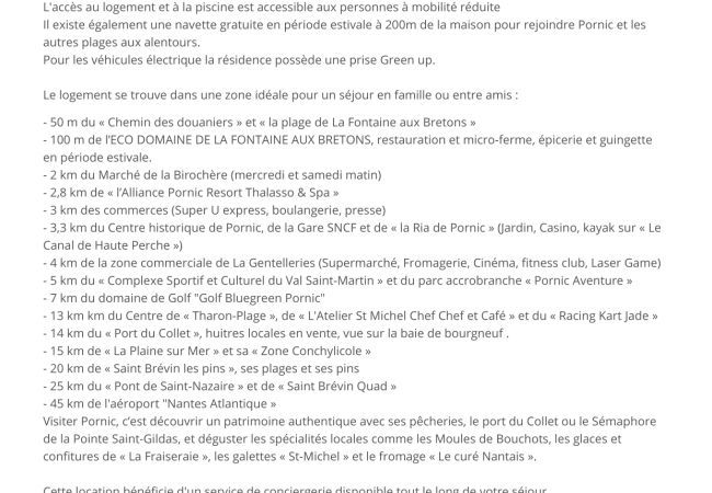 Appartement à Pornic - Appartement pour 3 face mer, plage + piscine Appartement à Pornic - Appartement pour 3 face mer, plage + piscine