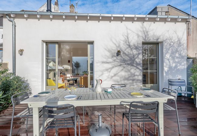 Maison à Batz-sur-Mer - Maison familiale pour 7 entre plage et marais 