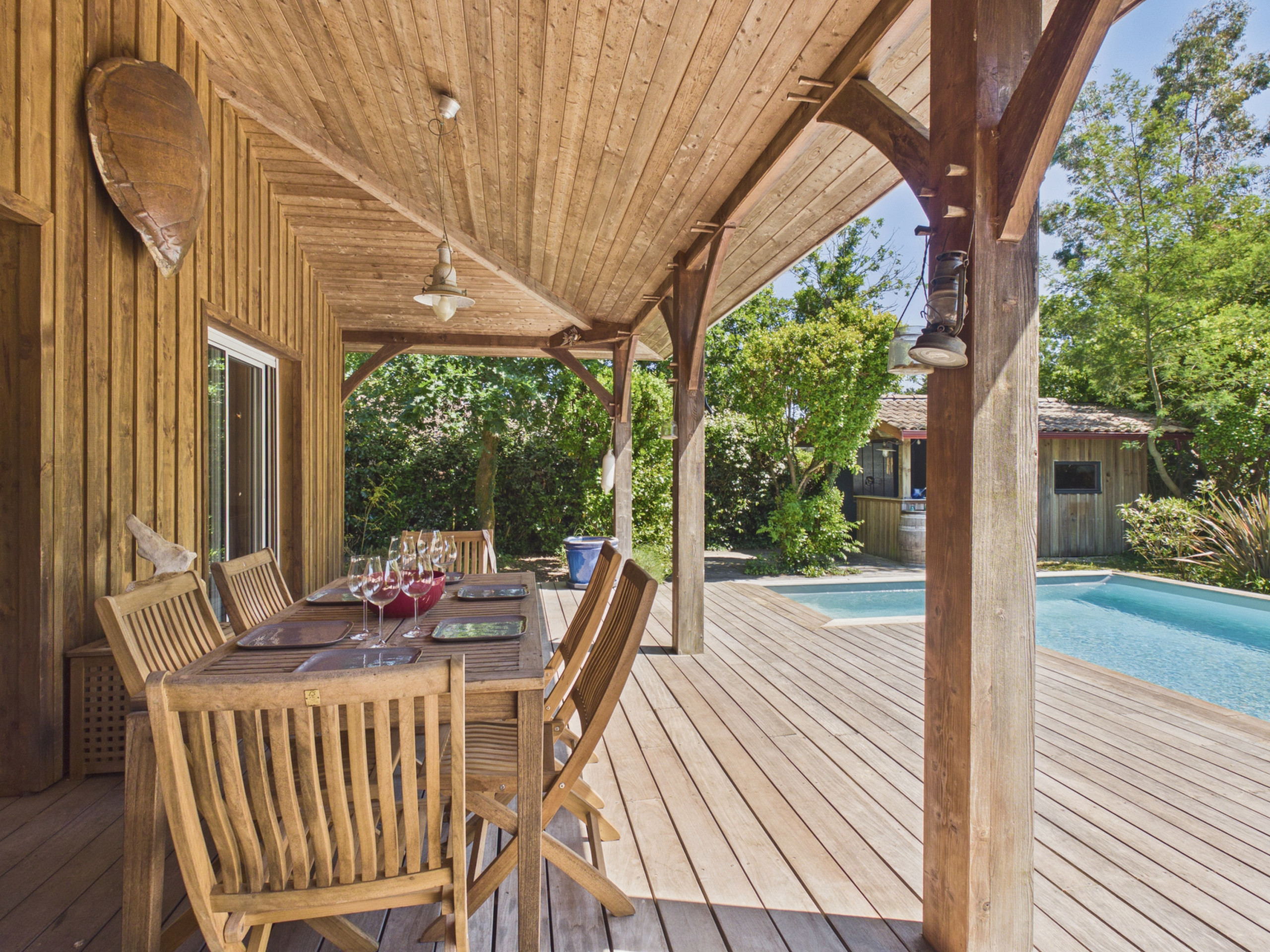 à Lanton - Piscine et sérénité -  Maison pour 8 personnes