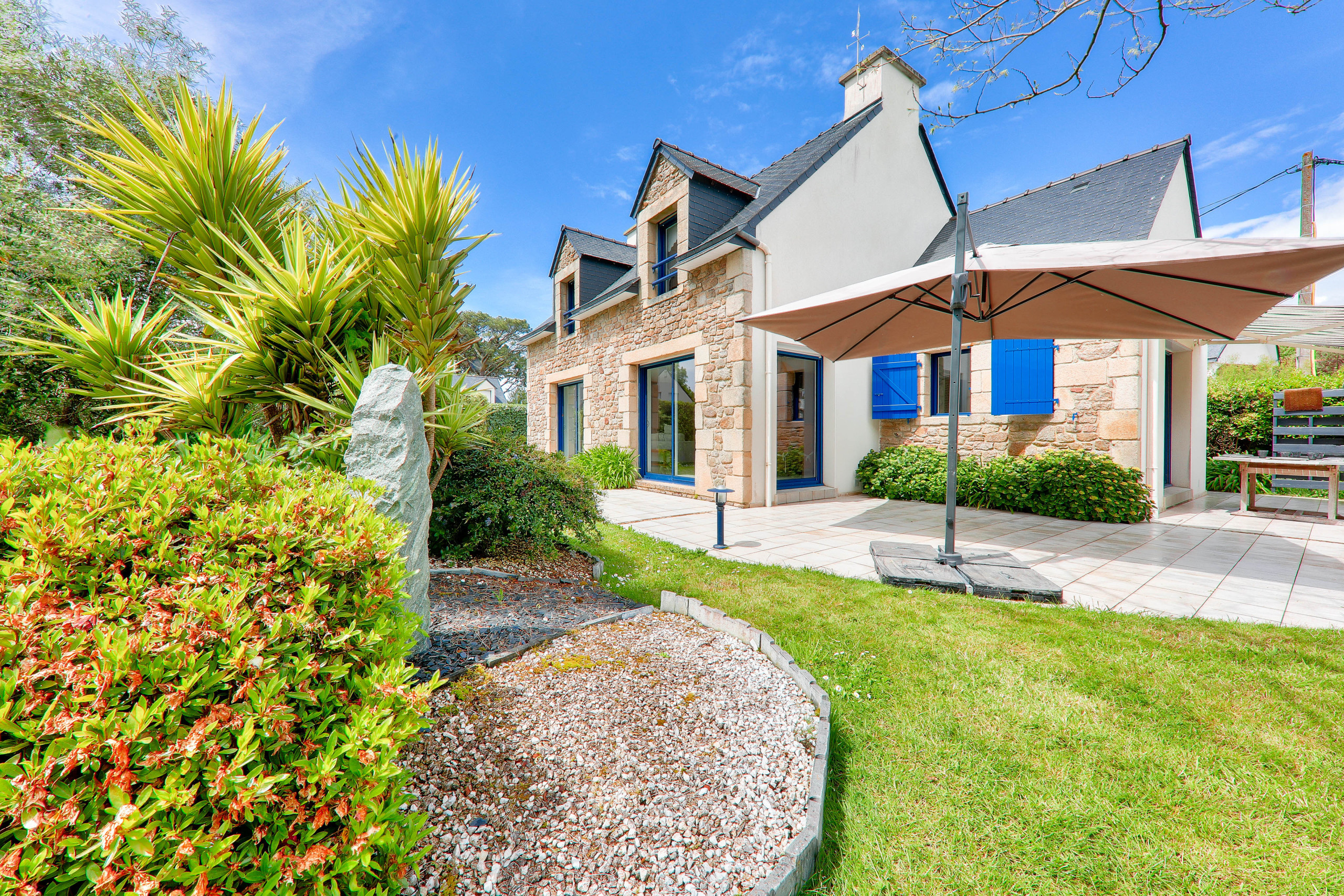  à Saint-Gildas-de-Rhuys - Maison pour 8 - Centre St Gildas - Beau jardin