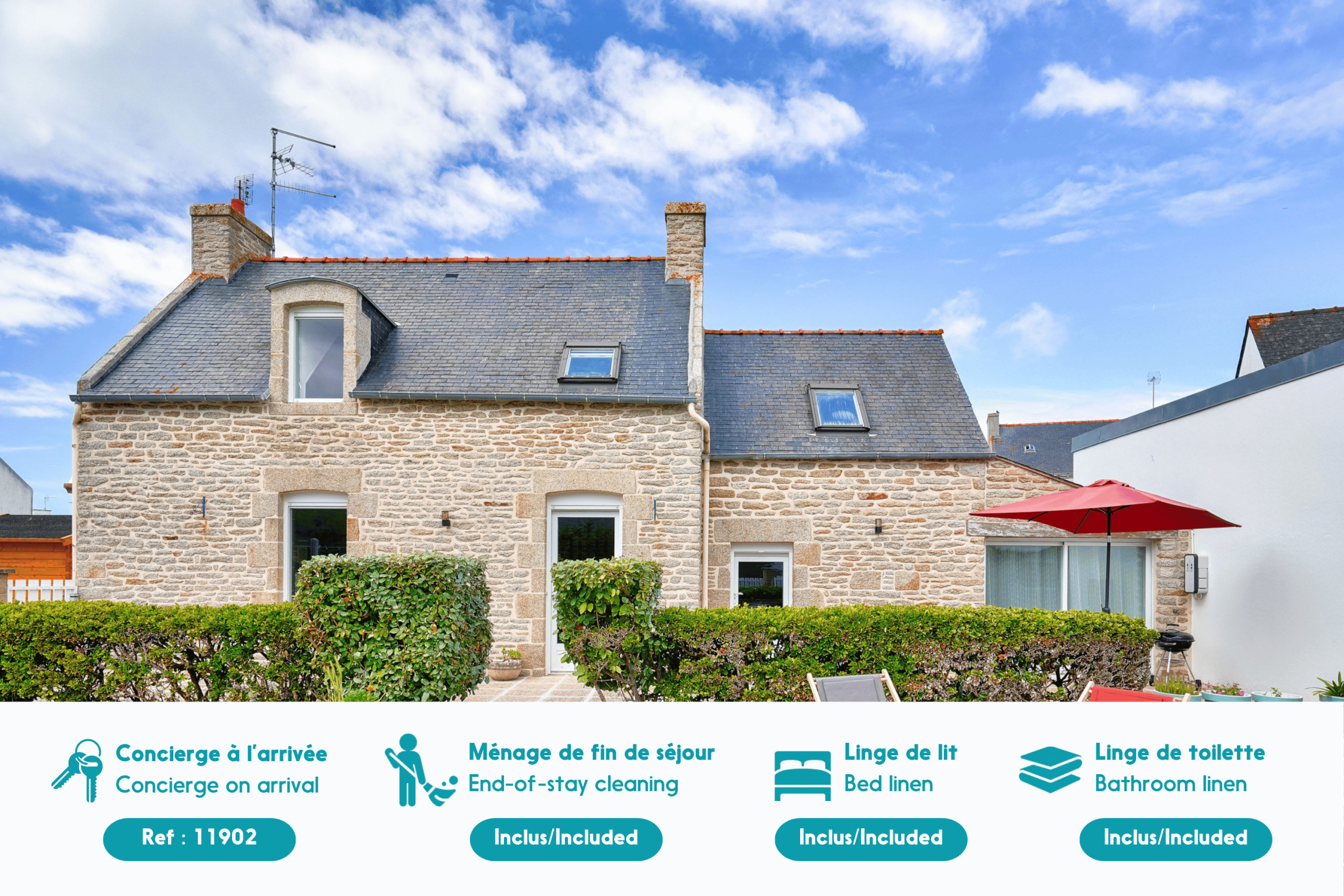  à Le Guilvinec - Maison pour 7 à 300m de la plage - Guilvinec
