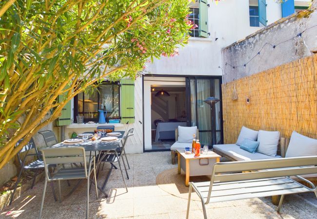 Maison mitoyenne à Saint-Clément-des-Baleines - À 750m des plages, jolie maison pour 4