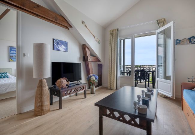 Appartement à Le Croisic - Duplex avec balcon, piscine et accès plage pour 4 Appartement à Le Croisic - Duplex avec balcon, piscine et accès plage pour 4