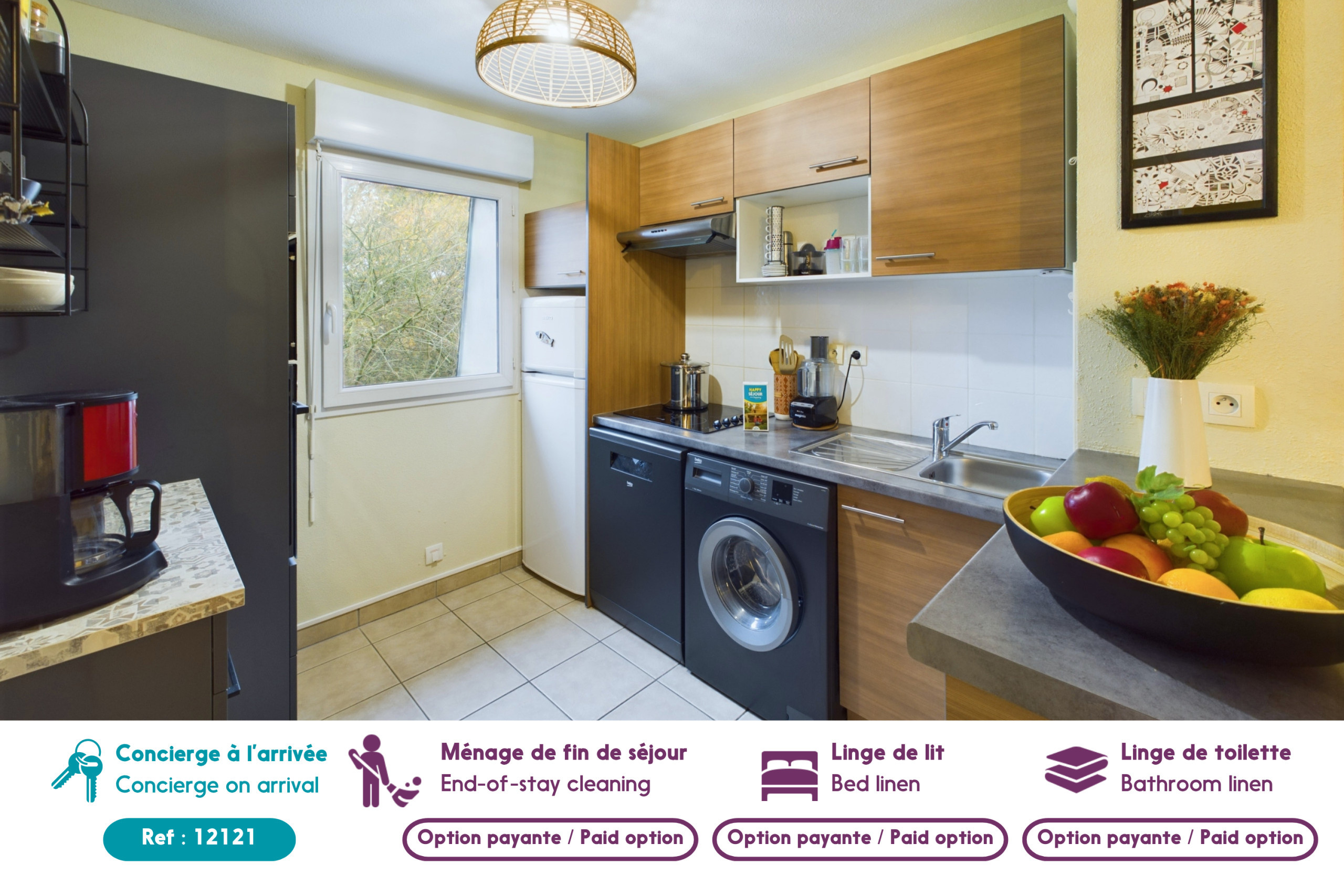 à Pont-l´Abbé - Pont L'Abbé, appartement pour 4 avec balcon  à Pont-l´Abbé - Pont L'Abbé, appartement pour 4 avec balcon