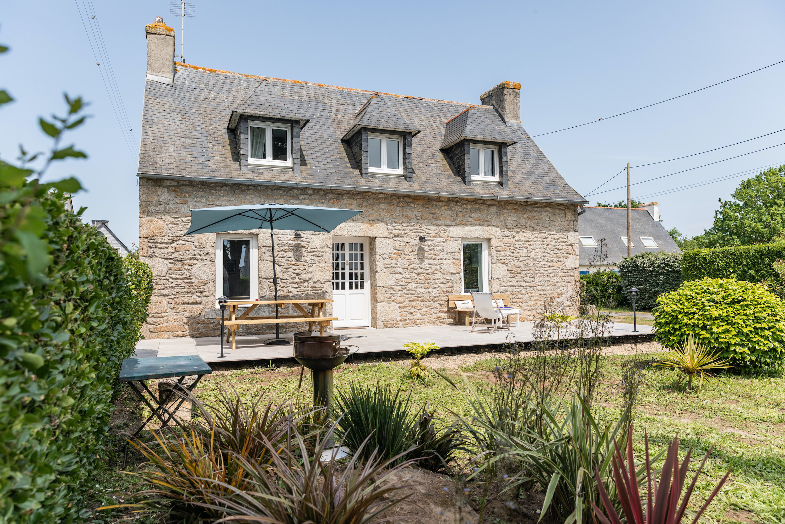  à Treffiagat - 50 m de la plage - Maison pour 6 avec jardin 
