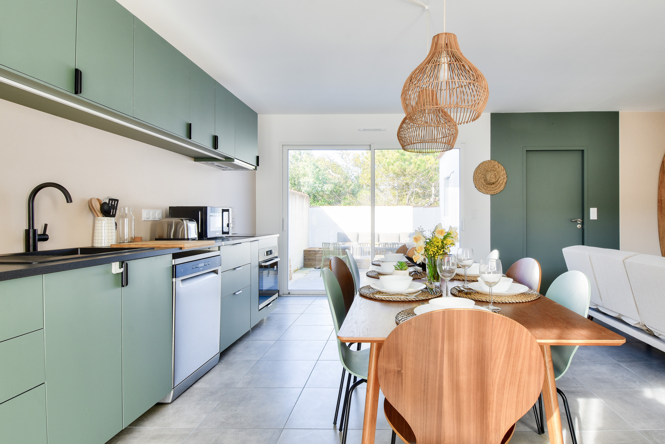  à La Guérinière - Belle maison pour 8 - 250m de la plage - Terrasse