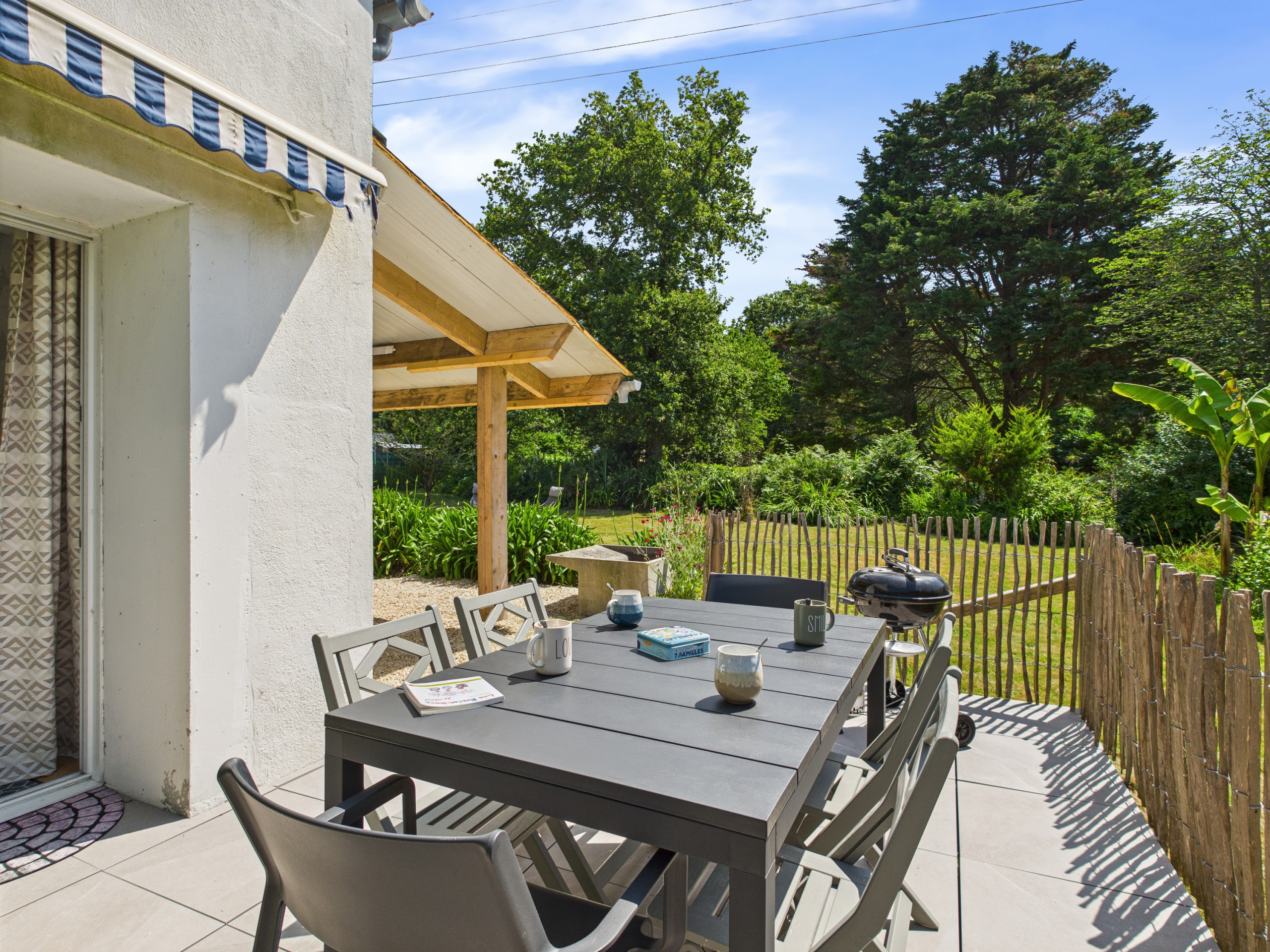  à Fouesnant - Grand jardin et terrasse - 4 adultes et 1 enfant