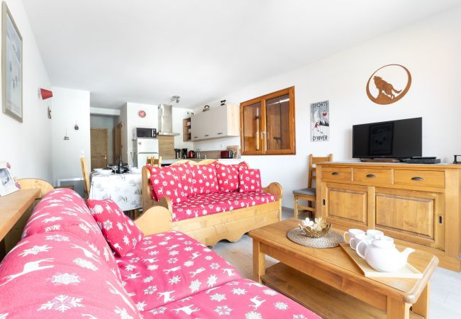 Appartement à Le Dévoluy - Terrasse avec vue sur les montagnes pour 6