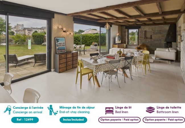 Maison à Pont-l´Abbé - Vue rivière - grande maison et jardin pour 10 Maison à Pont-l´Abbé - Vue rivière - grande maison et jardin pour 10