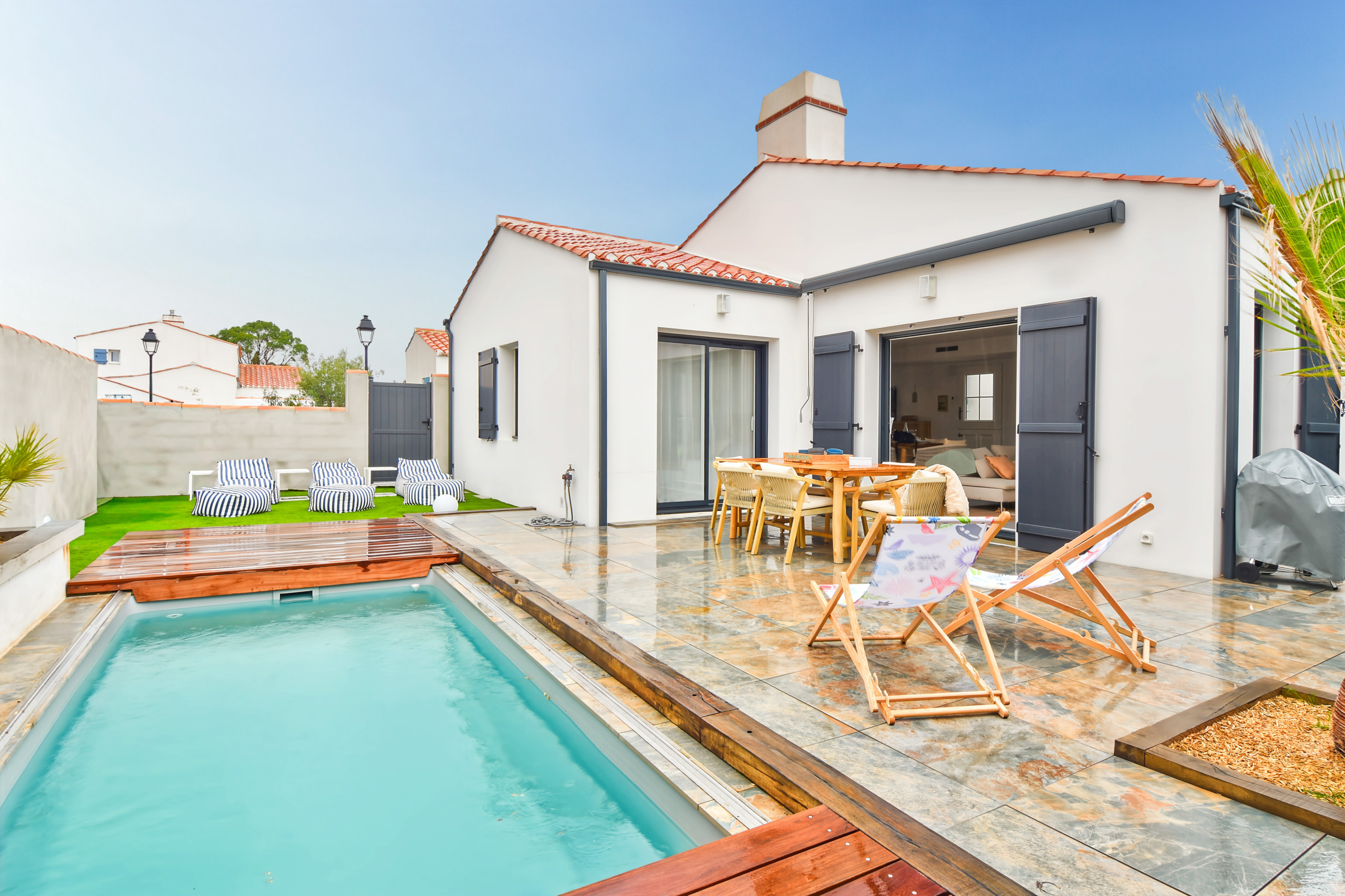  à Noirmoutier-en-l´Ile - Piscine chauffée - Maison 6 adultes 2 enfants